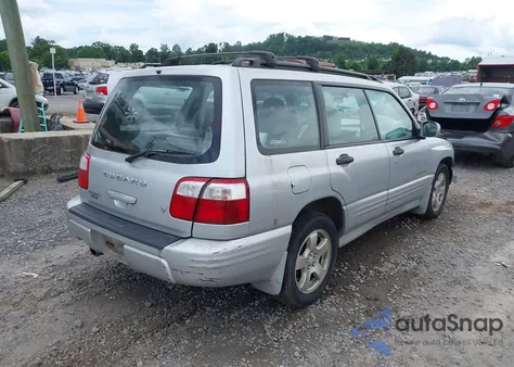 2002 Subaru Forester S из США, поврежденный, VIN JF1SF65602H736843